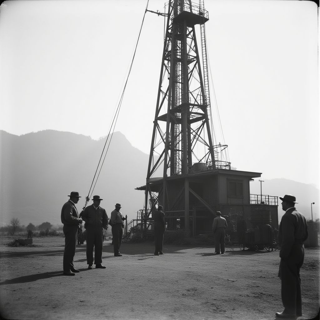 Trabajadores petroleros históricos en Argentina